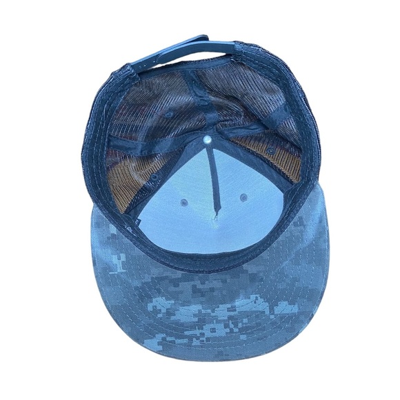 Decky 3021 Camouflage 5-Panel Ripstop Trucker Hat, Flat Bill Snapback Cap - Picture 5 of 5